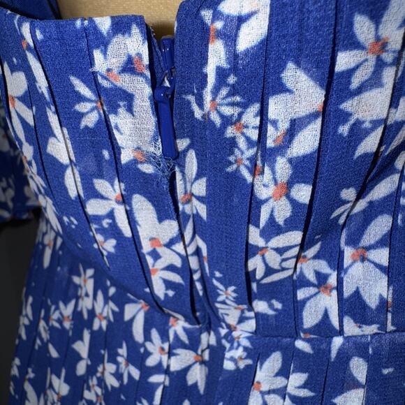 LA MAISON TALULAH-MEDITERRANEAN MINX Pleated Mini Dress Size M - Picture 12 of 16